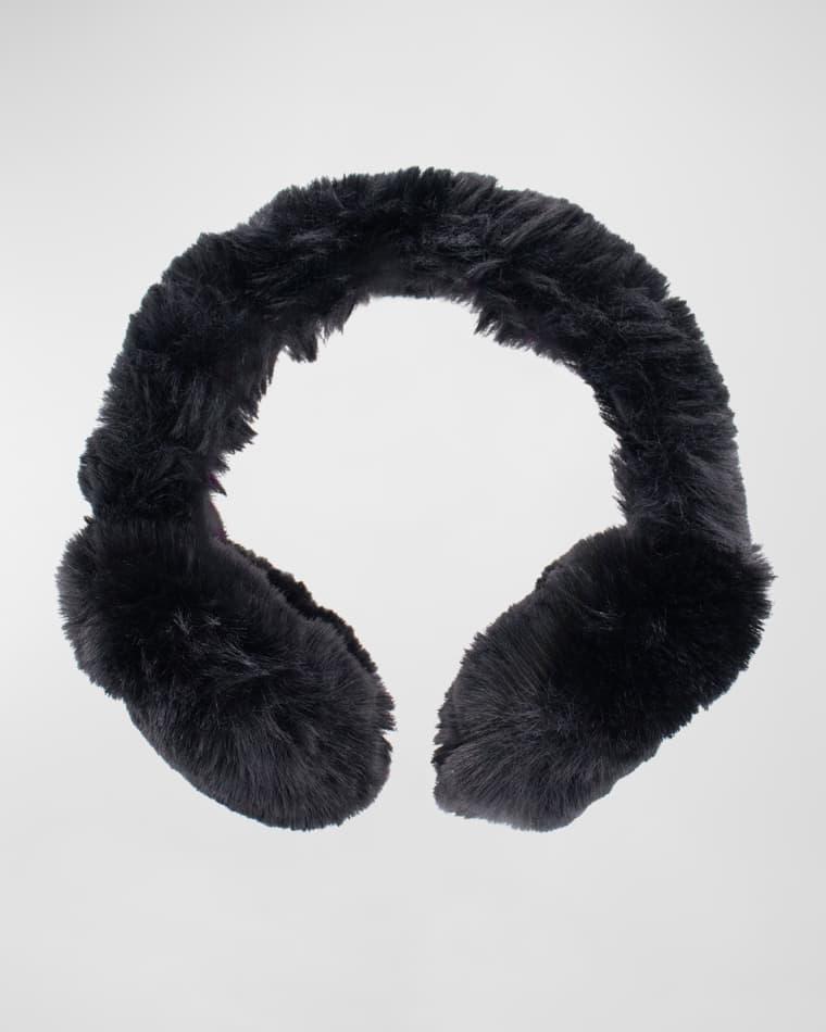 Faux Rex Rabbit Ear Muffs by SURELL ACCESSORIES