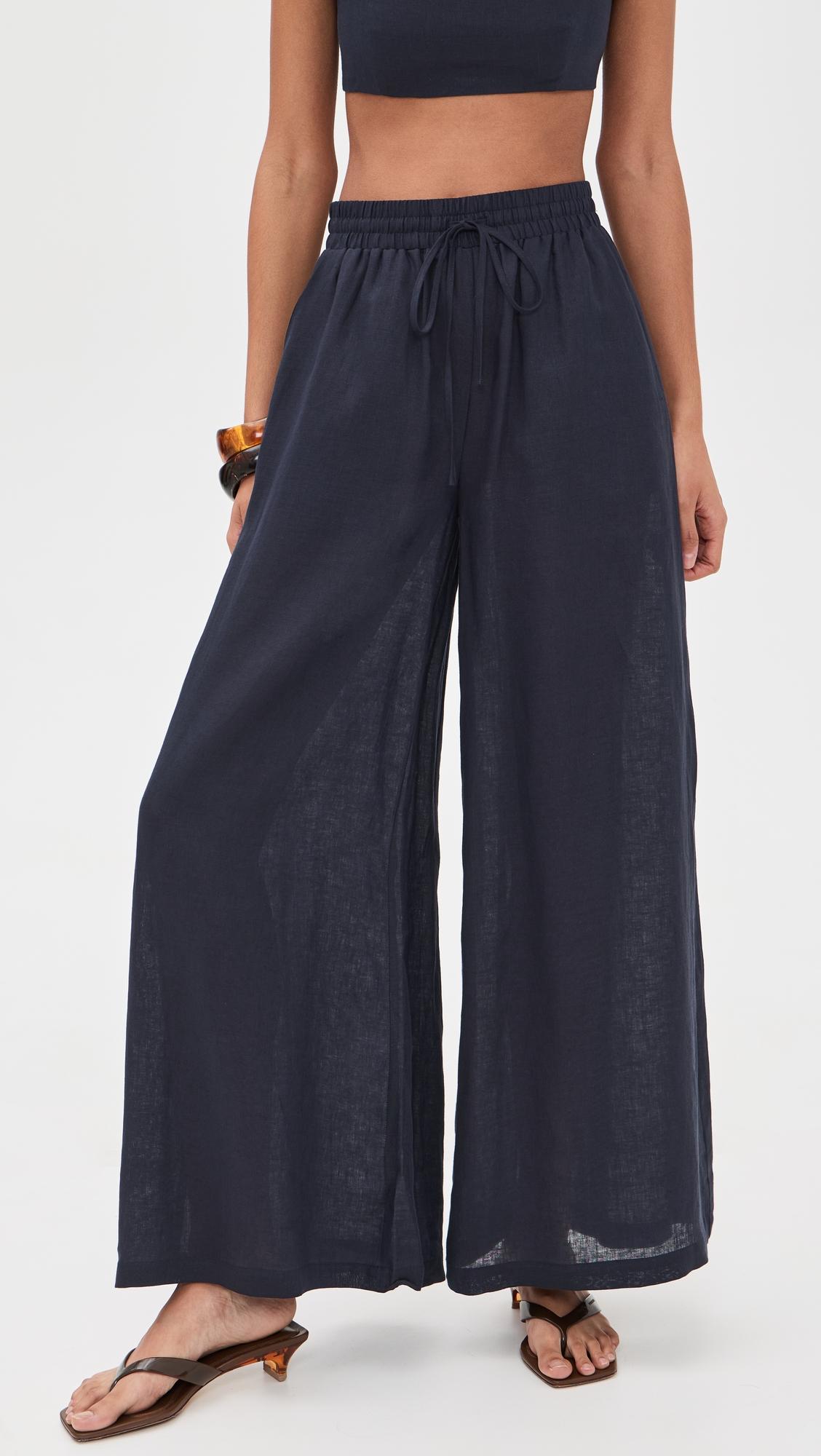 Solid Linen Pants by SUSANA MONACO