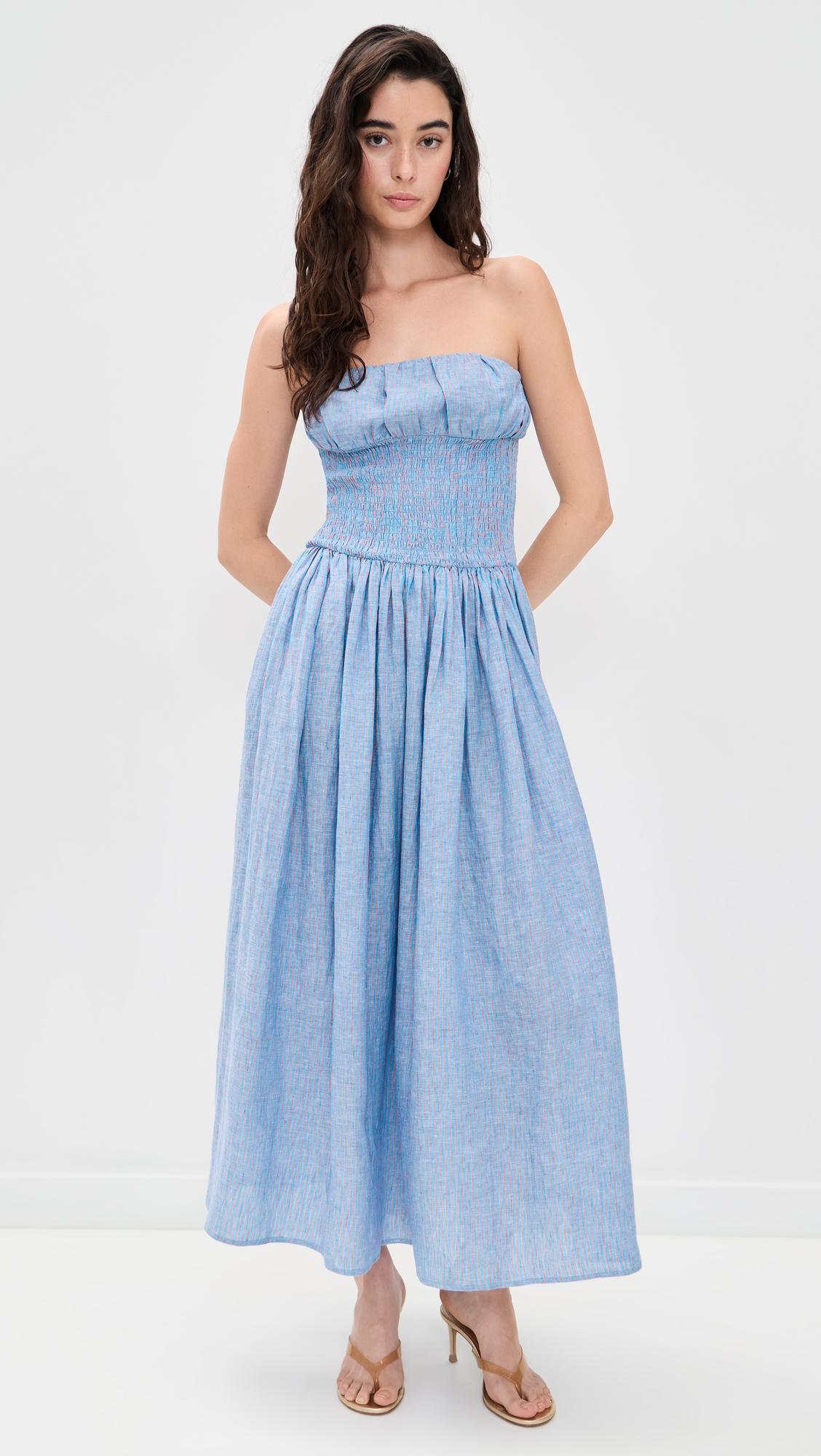 Stripe Maxi Dress by SUSANA MONACO