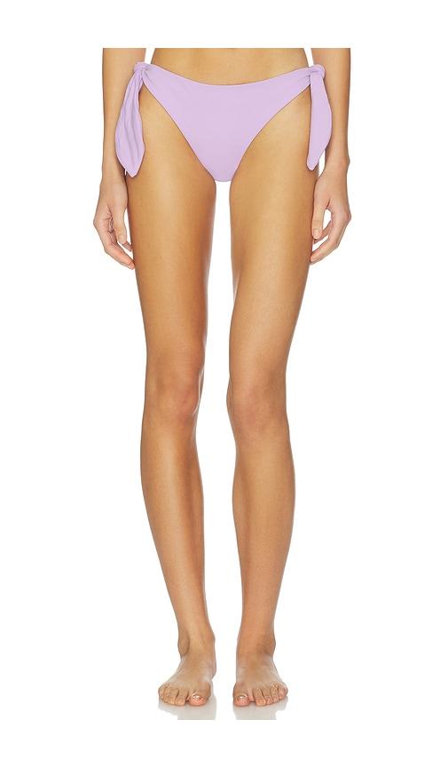 Susana Monaco Adjustable Tie Swim Bottom in Purple by SUSANA MONACO