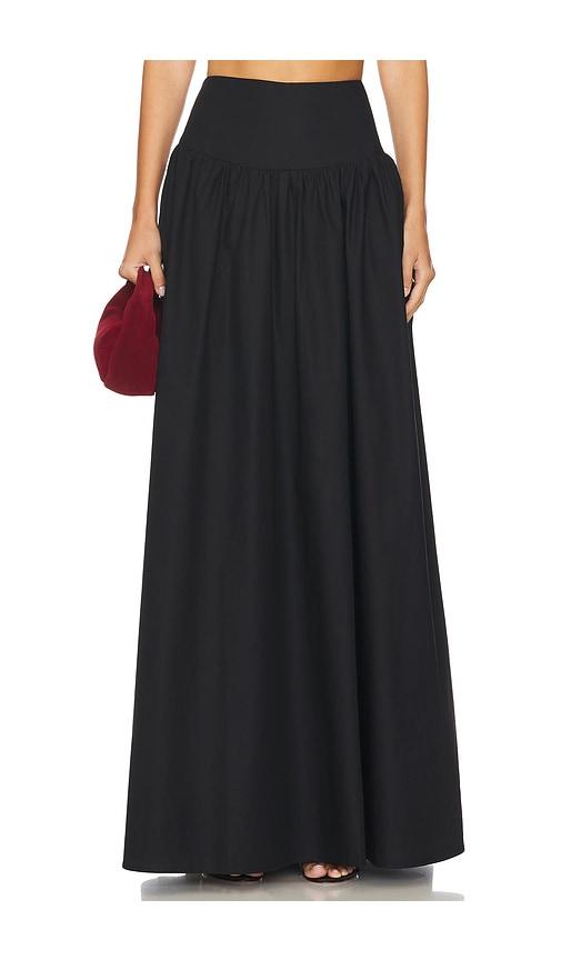 Susana Monaco Drop Waist Skirt in Black by SUSANA MONACO