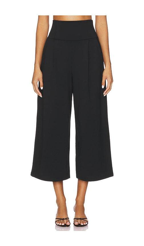 Susana Monaco High Waist Pant in Black by SUSANA MONACO