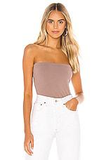 Susana Monaco Strapless Tube Top in Taupe by SUSANA MONACO
