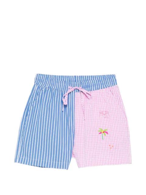 striped embroidered shorts by SUSANNA BLU