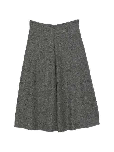 pleated-detail midi skirt by SUSANNE BOMMER