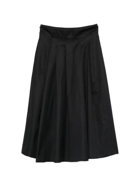 pleated midi skirt by SUSANNE BOMMER