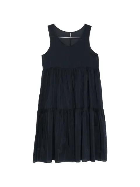 tiered V-neck midi dress by SUSANNE BOMMER
