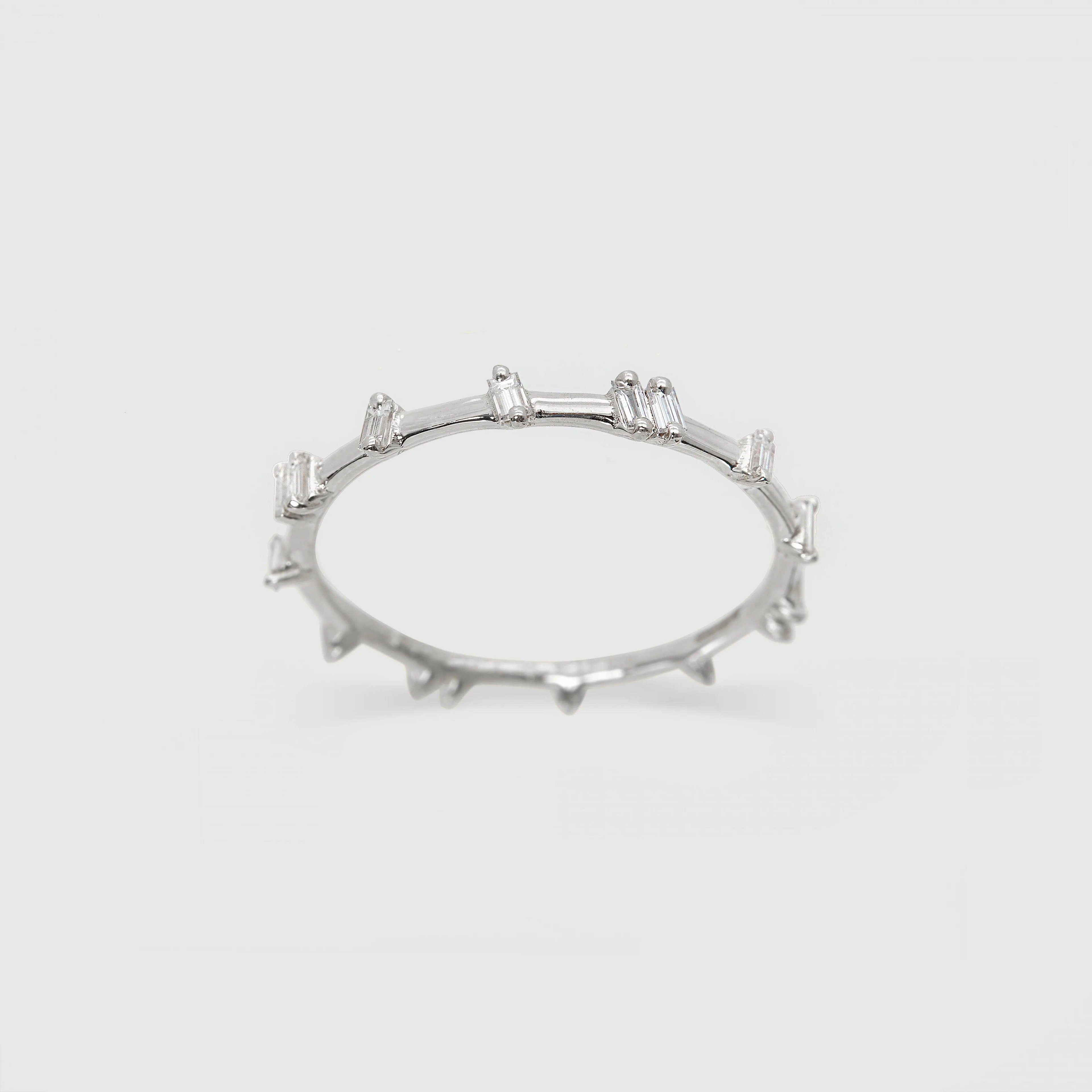 Suzanne Kalan - Diamond Barbwire Ring by SUZANNE KALAN