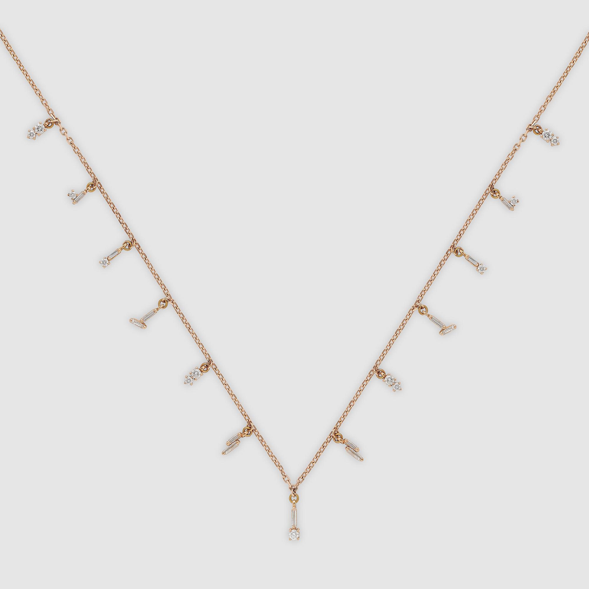 Suzanne Kalan - Diamond Dangle Necklace by SUZANNE KALAN