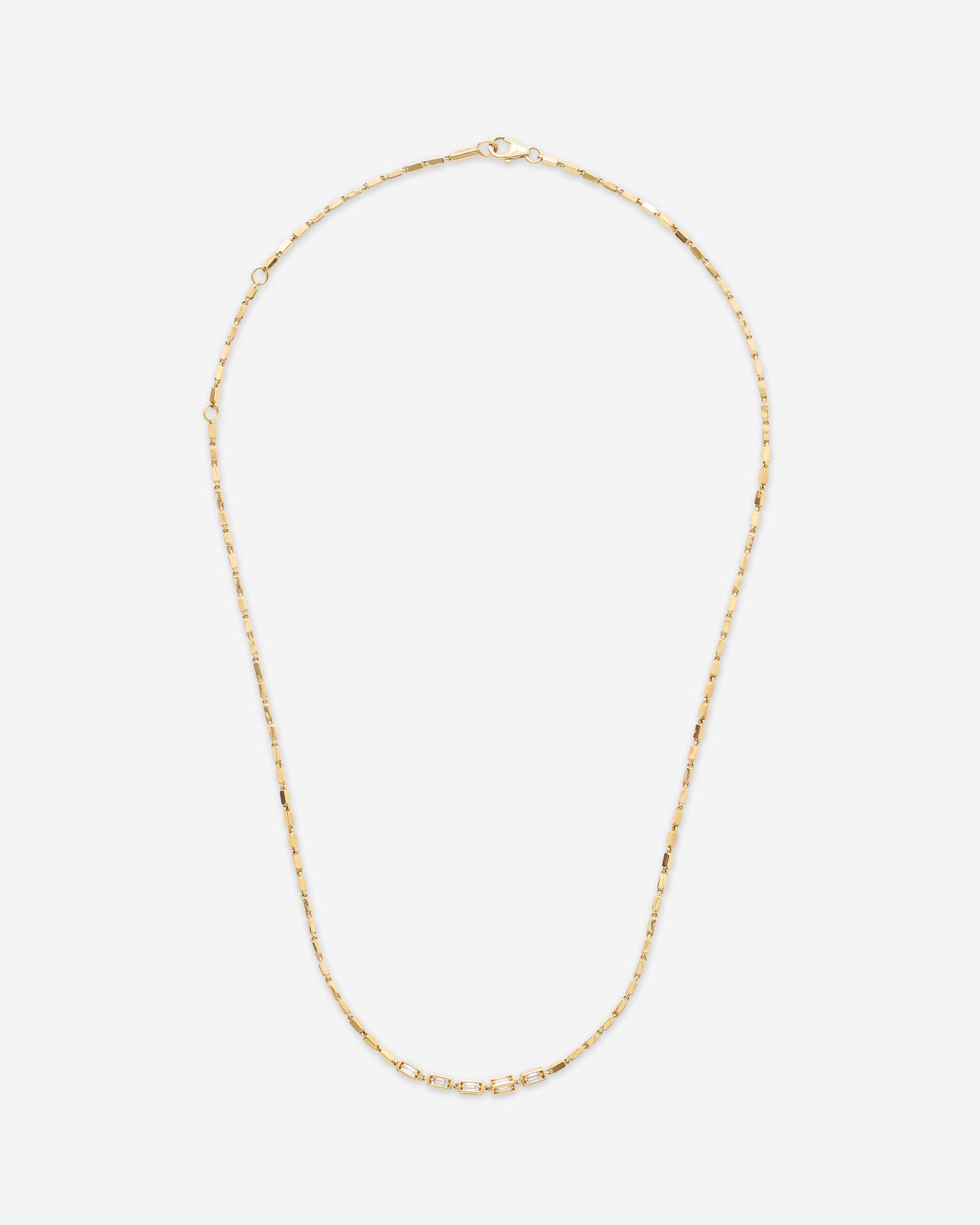 Suzanne Kalan - Diamond Small Link Chain - (Yellow Gold) by SUZANNE KALAN