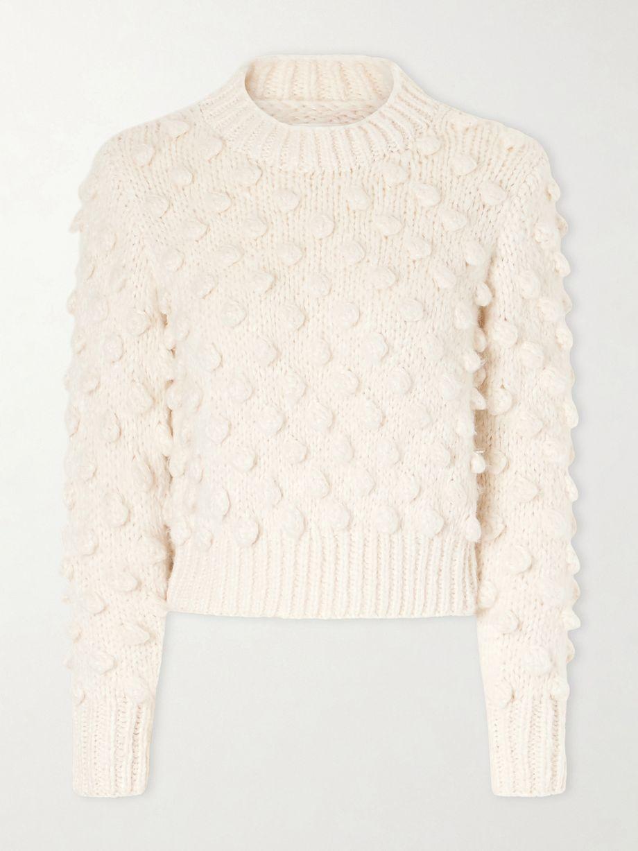 Bia knitted cotton and silk-blend sweater by SUZIE KONDI