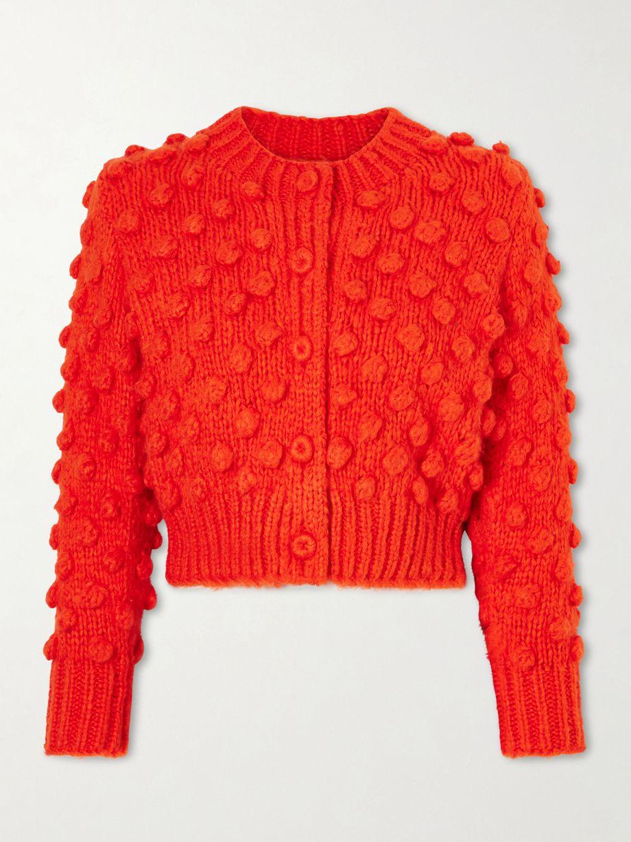 Juno cropped knitted cotton and silk-blend cardigan by SUZIE KONDI