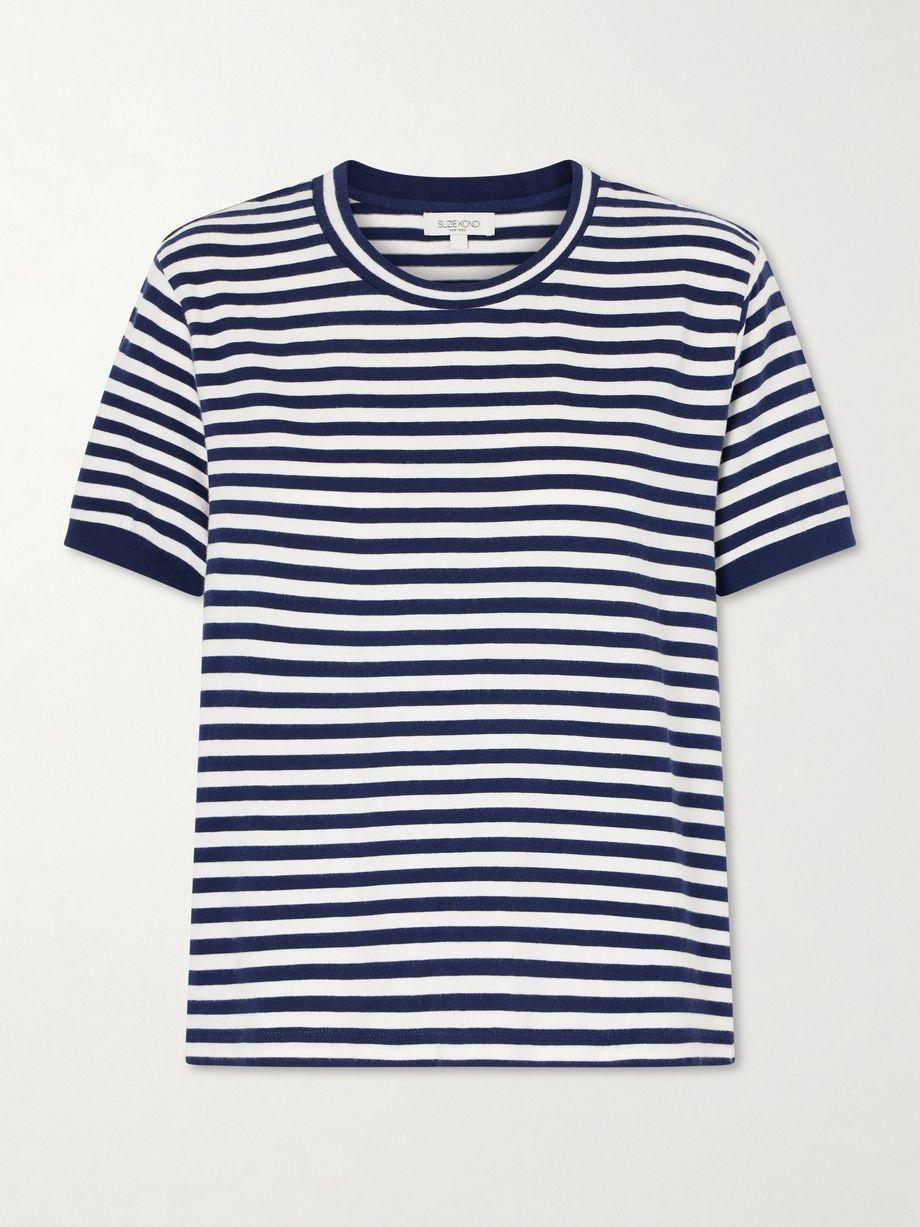Symi striped cotton-jersey T-shirt by SUZIE KONDI