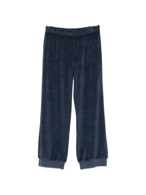 terry-texture trousers by SUZIE KONDI