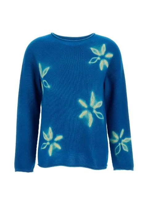 Suzusan floral-print sweater by SUZUSAN