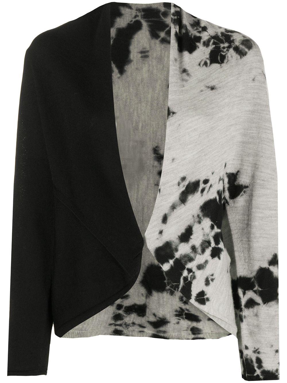 tie-dye print cardigan by SUZUSAN