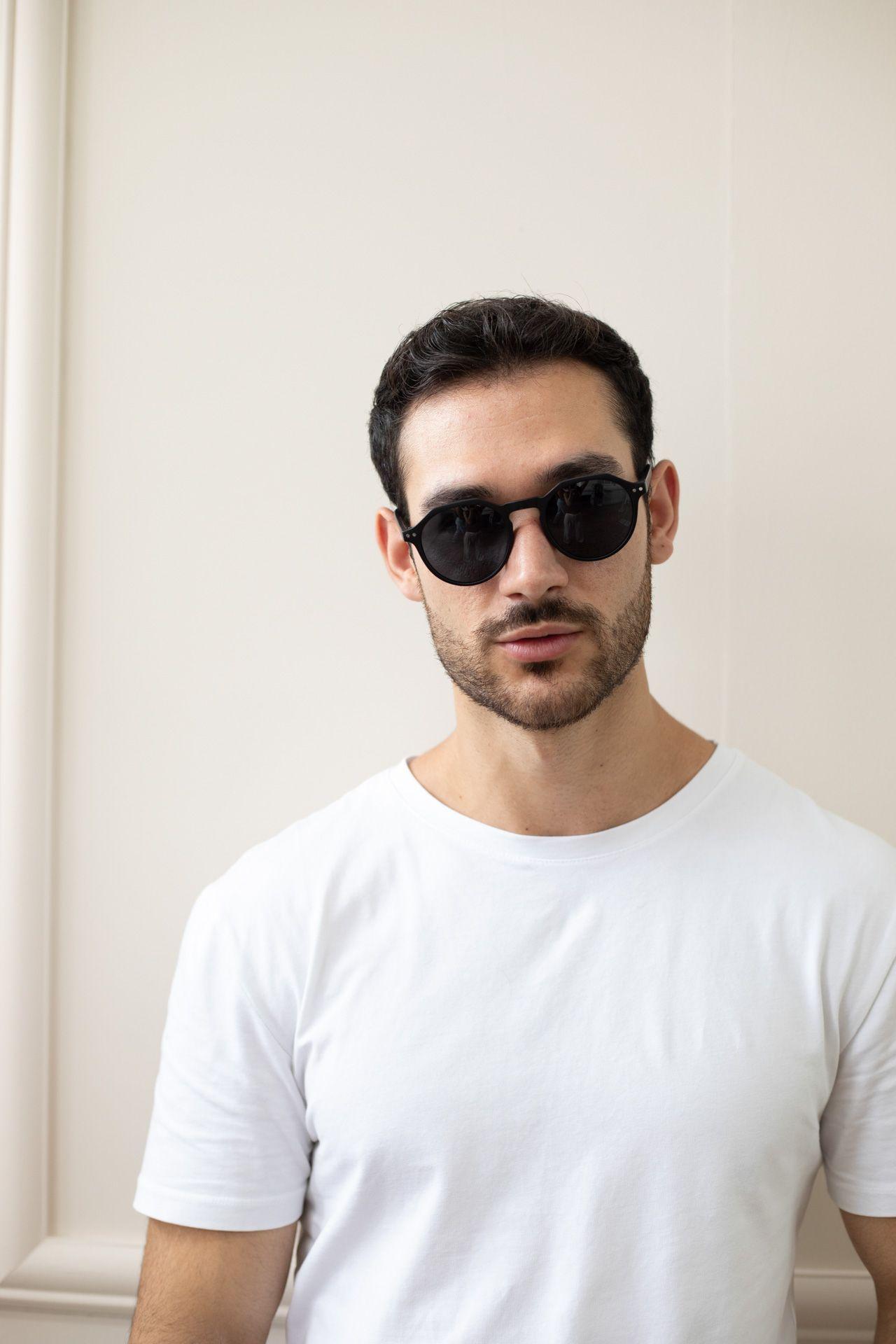 Rounded Wayfarer Style Sunglasses by SVNX