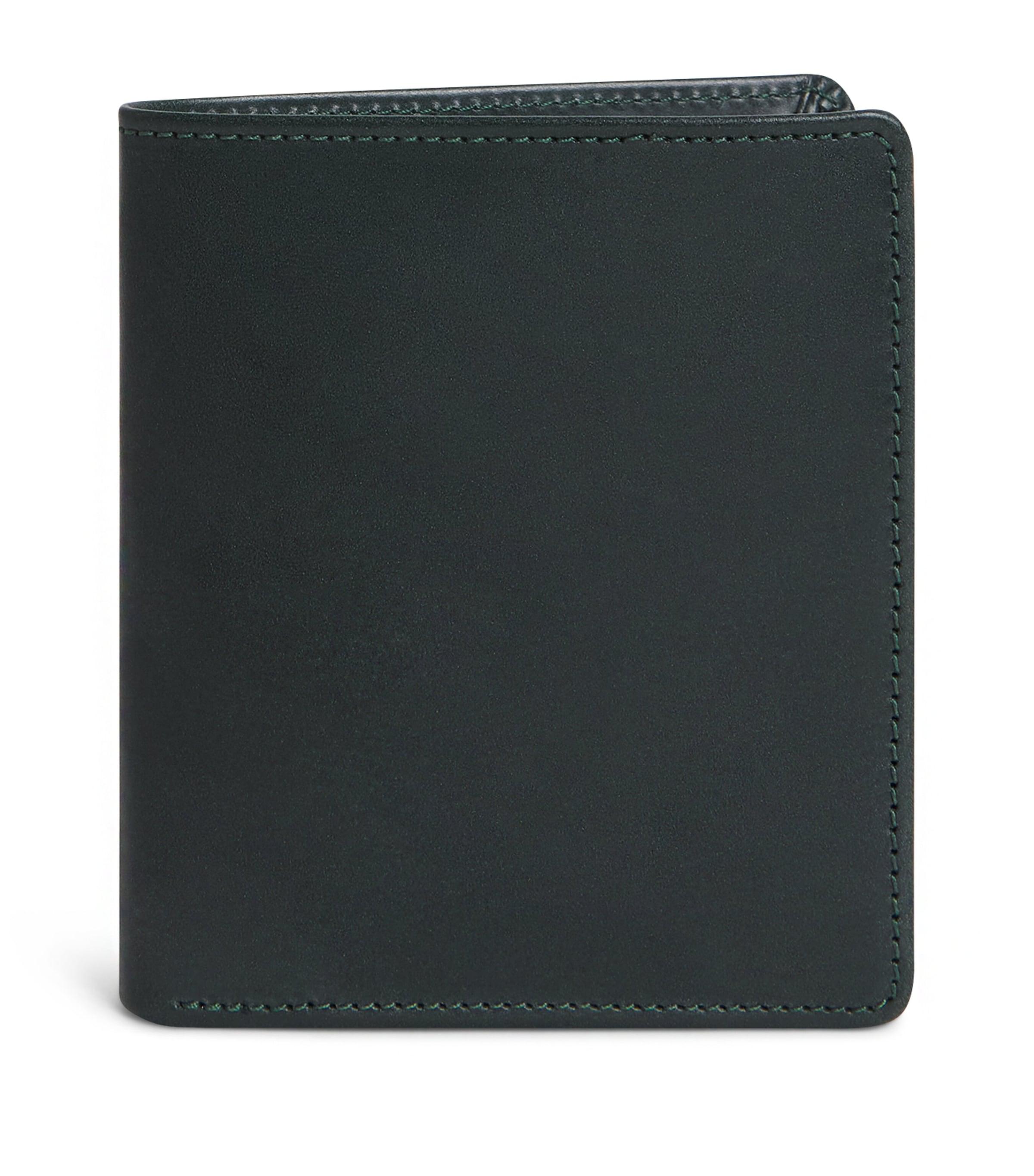 Swaine Leather Compact Bifold Wallet by SWAINE