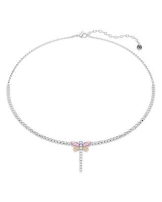 Ariana Grande x Swarovski Crystal & Cubic Zirconia Dragonfly Tennis Lariat Necklace by SWAROVSKI
