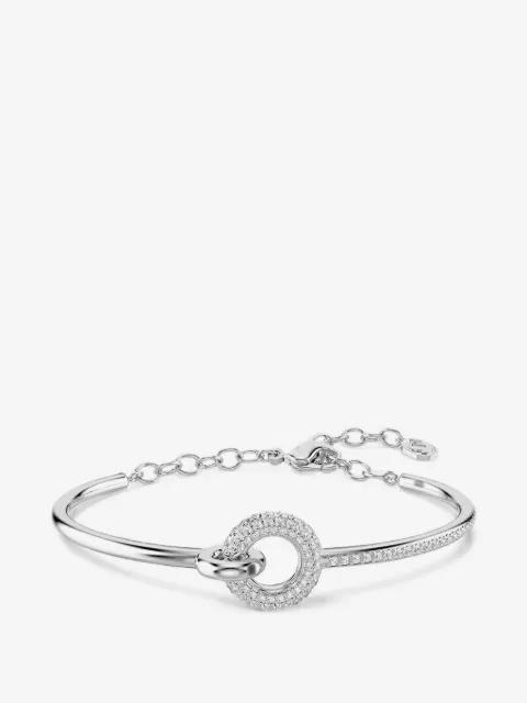 Dextera crystal-embellished interlocking-hoop bracelet by SWAROVSKI