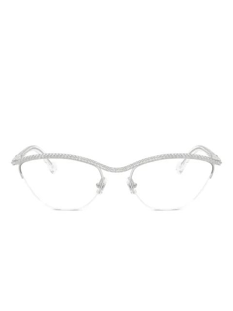 crystal-embellished cat-eye glasses by SWAROVSKI EYEWEAR