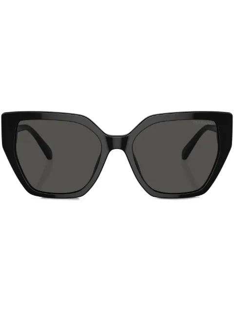 crystal-embellished geometric-frame sunglasses by SWAROVSKI EYEWEAR