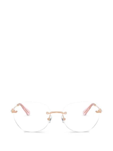 oval-frame glasses by SWAROVSKI EYEWEAR