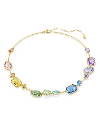 Gema Mixed Crystal Collar Necklace by SWAROVSKI
