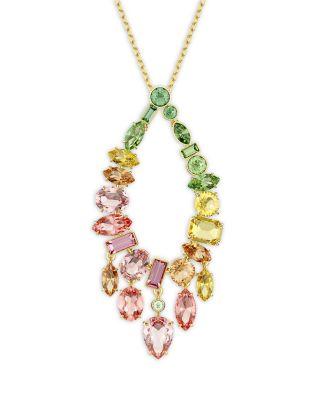Gema Mixed Crystal Open Pendant Necklace by SWAROVSKI