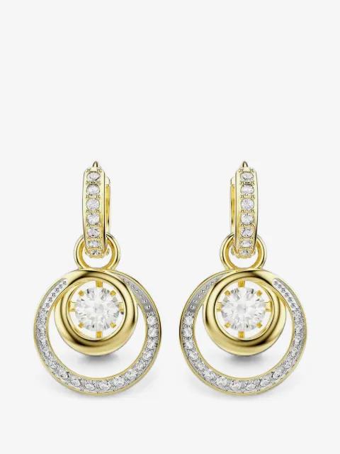 Hyperbola crystal-embellished drop earrings by SWAROVSKI