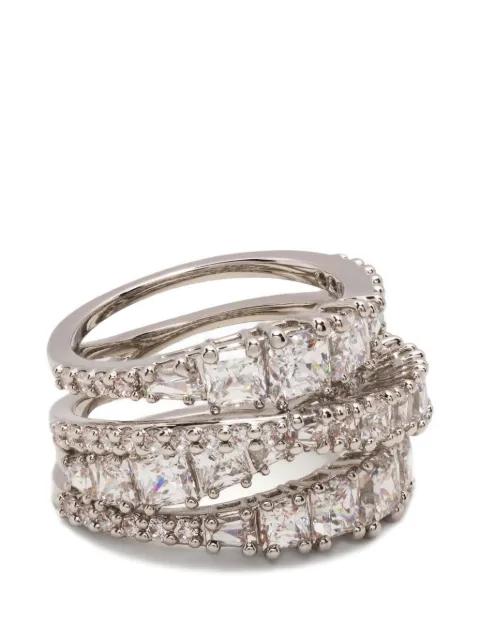 Hyperbola crystal-embellished ring by SWAROVSKI