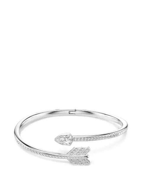 Idyllia arrow-motif pavé bangle by SWAROVSKI