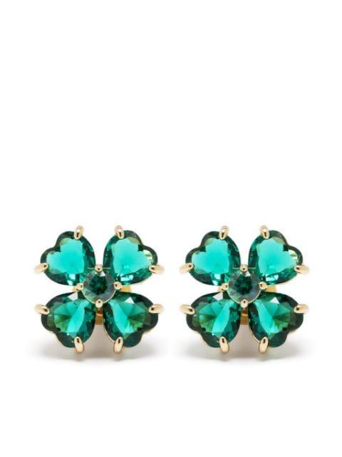 Idyllia clover stud earrings by SWAROVSKI