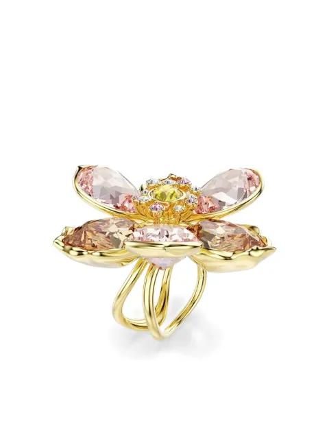 Idyllia flower-motif ring by SWAROVSKI