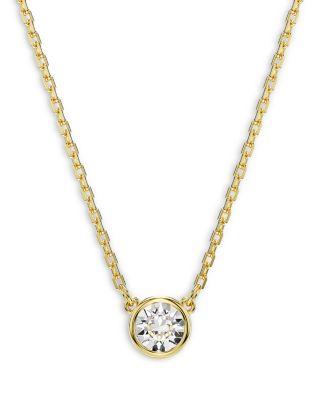 Imber Round Pendant Necklace by SWAROVSKI