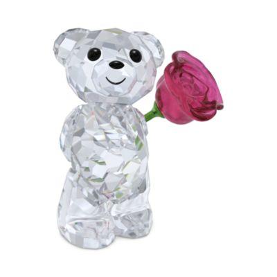 Kris Bear Collection A Rose With Love Crystal Figurine by SWAROVSKI