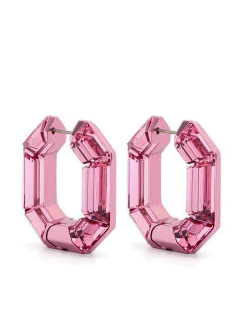 Lucent hoop earrings by SWAROVSKI