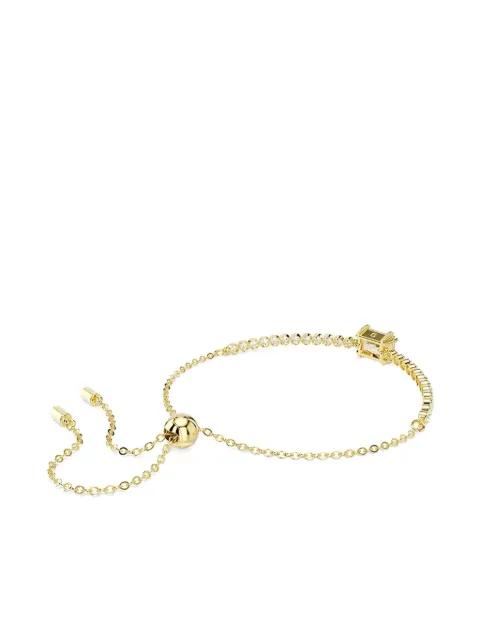 Matrix Tennis crystal-embellished gold bracelet by SWAROVSKI
