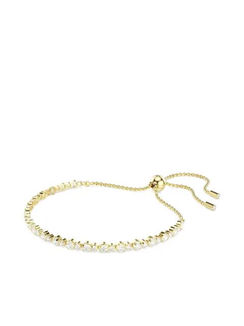 Matrix Tennis crystal-embellished gold bracelet by SWAROVSKI