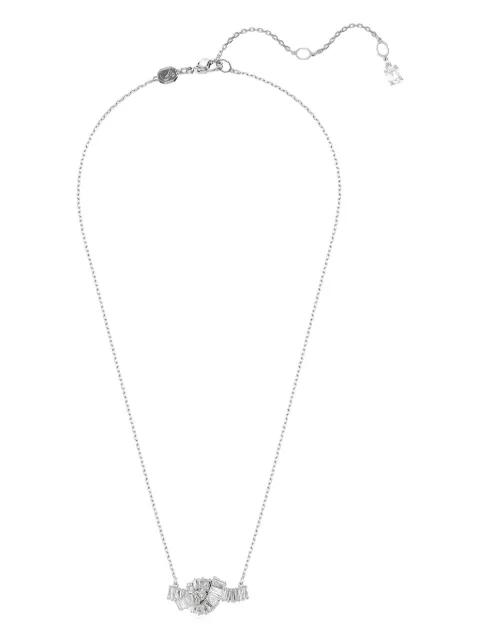 Matrix baguette-cut knot necklace by SWAROVSKI