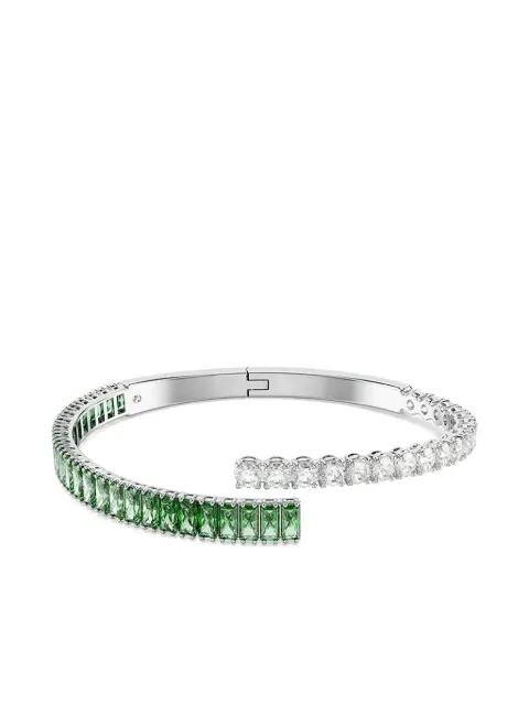 Matrix emerald-stone white-stone bracelet by SWAROVSKI