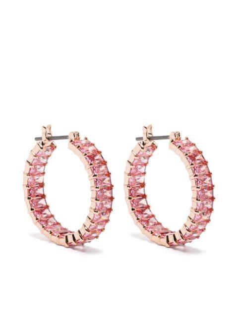 Matrix hoop earrings by SWAROVSKI