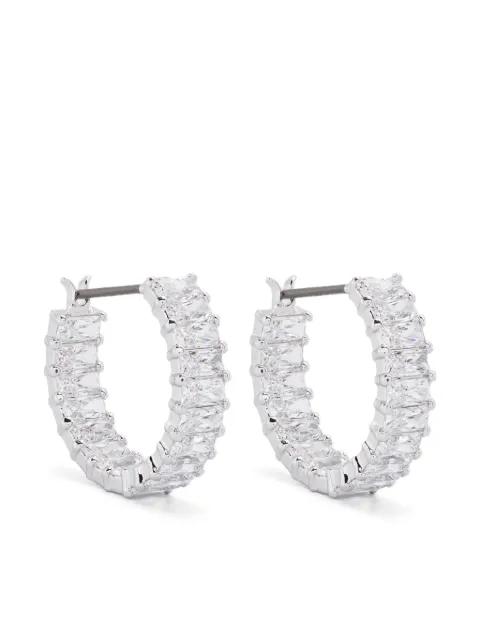 Matrix hoop earrings by SWAROVSKI