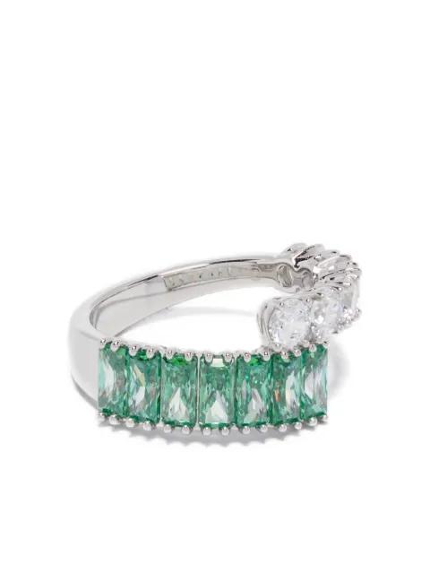 Matrix mixed-cut crystal ring by SWAROVSKI