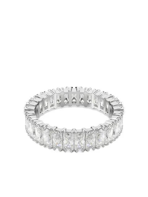 Matrix rectangular-cut ring by SWAROVSKI