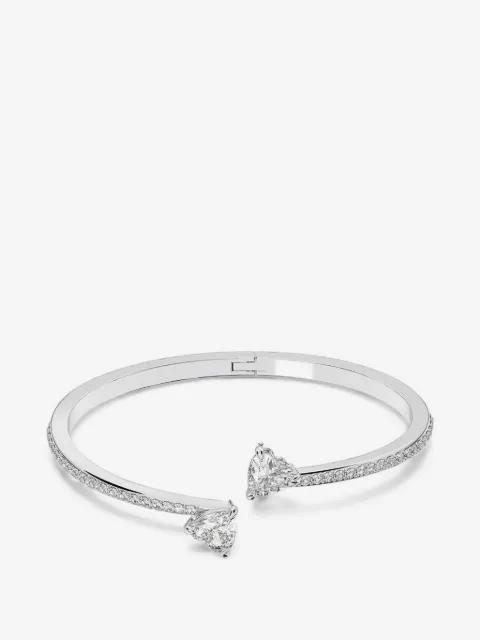 Mesmera heart-motif crystal-embellished bangle by SWAROVSKI