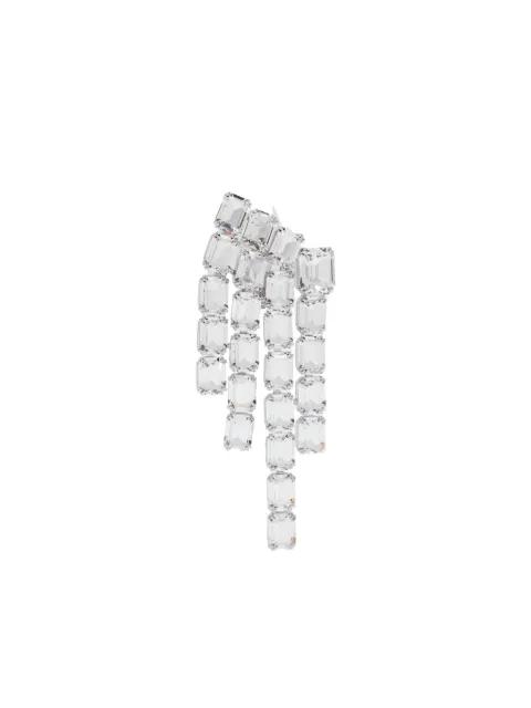 Millenia rectangular clip earrings by SWAROVSKI