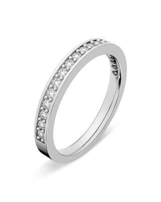 Rare Pav&eacute; Stack Ring in Rhodium Plated by SWAROVSKI