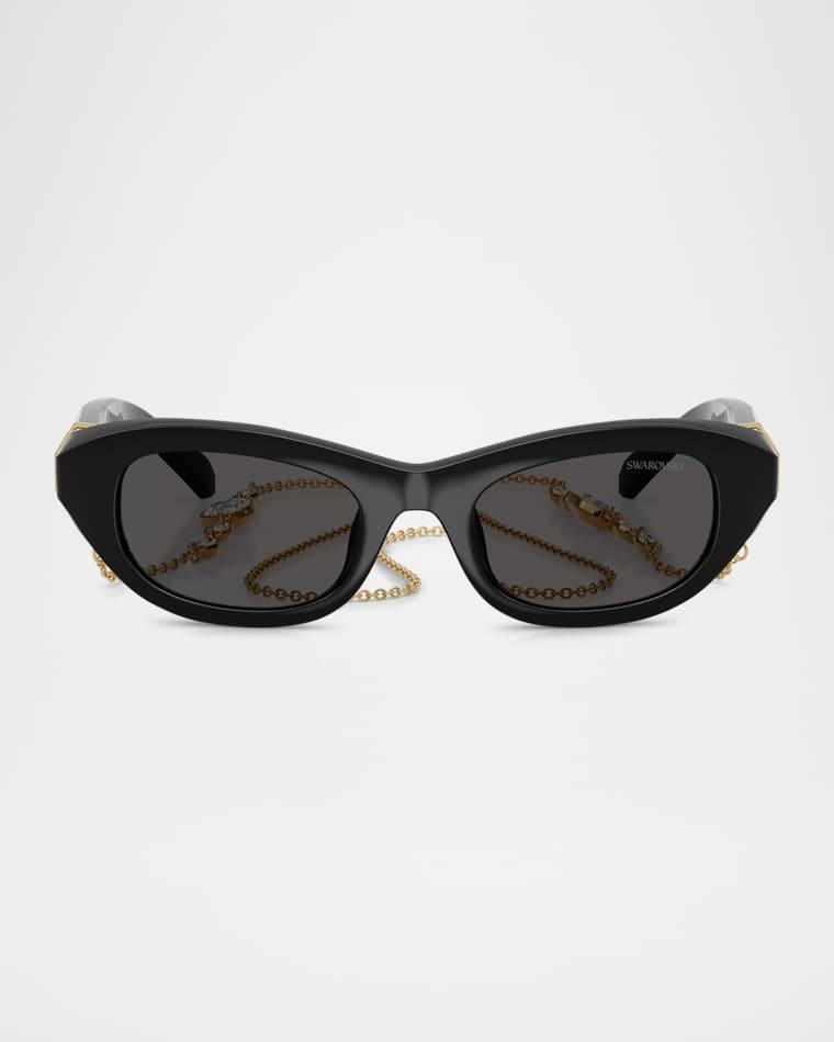 SK6036U Rectangle Plastic Sunglasses by SWAROVSKI