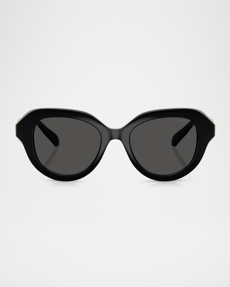 SK6037 Round Embellished Sunglasses by SWAROVSKI